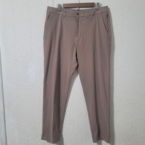 Lululemon ABC Classic Fit Trouser  Warpstreme Mens Size 35 Tan/brown Performance
